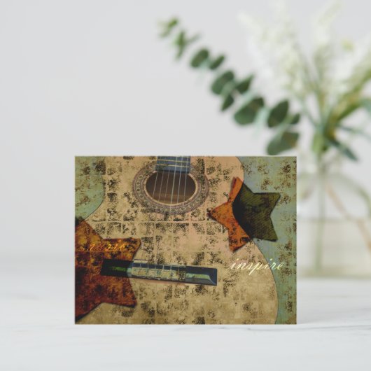 ギタインスパイアースター ポストカード (スタンド正面)