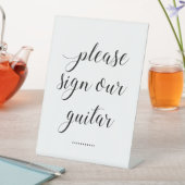 ギタエレガントーにサインして結婚くれ 台座サイン (インサイチュ)