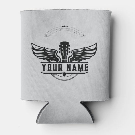 ギタカスタマイズープレイヤー向けギフト飲み物用品 缶クーラー (正面)