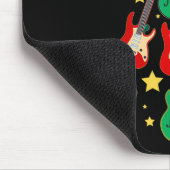 ギタカッコいいークリスマスツリーギター愛好家クリスマス マウスパッド (コーナー)