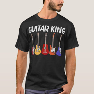ギタカッコいいー男性へパパギタープレーヤー電気Gui Tシャツ