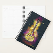 ギタカラフルはっきりしたー抽象芸術ロックバンド プランナー手帳 (ディスプレー)