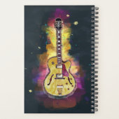 ギタカラフルはっきりしたー抽象芸術ロックバンド プランナー手帳 (裏面)
