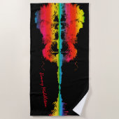 ギタカラフルーの場 – シグネチャー ビーチタオル (正面)