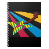 ギタカラフルーアートノート ノートブック (正面)