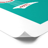 ギタカラフルーアート ポスター (角)