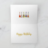 ギタカラフルーズハッピーバースデー カード (内部)