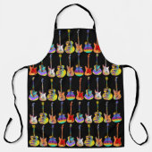 ギタカラフルーパターン エプロン (正面)
