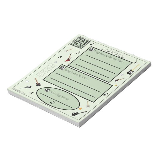 ギタカラフルー愛好家のリストを作成するには ノートパッド (回転)