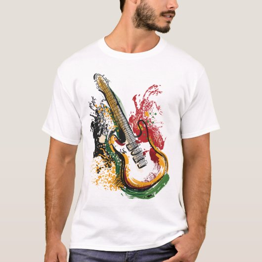 ギタカラフルー・ビベス Tシャツ (正面)