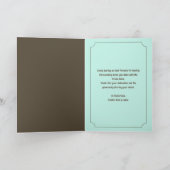 ギタギタパーソナライズされたーありがとうミュージシャンメッセージ サンキューカード (内部)