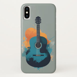 ギタクラシカルーシルエット iPhone X ケース