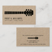 ギタクールモダンー先生 名刺 (正面/裏面)