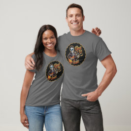 ギタクールーで骨に悪いスケルトン Tシャツ
