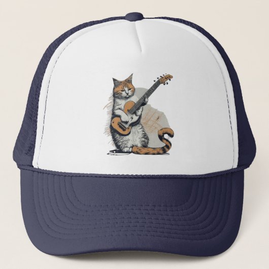 ギタクールーのオレンジキャットジャム キャップ (正面)