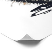 ギタクールーのオレンジキャットジャム ポスター (角)