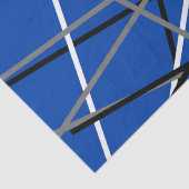 ギタクールーストライプのルブルーグレイ白黒 薄葉紙 (詳細)