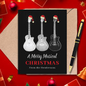 ギタクールースメリー・クリスマパーソナライズされたス シーズンポストカード