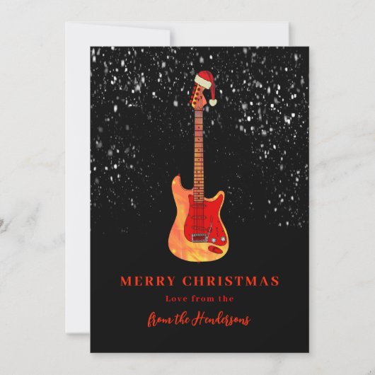 ギタクールー・サンタメリークリスマスススノーズ シーズンカード (正面)