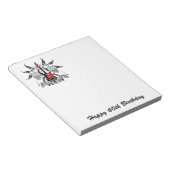 ギタグランジーとスカル ノートパッド (アングル)