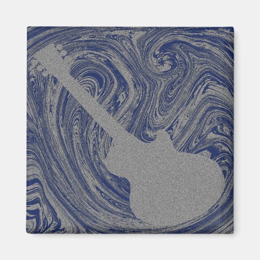 ギタグランジーマグネット王室のブルー マグネット (正面)