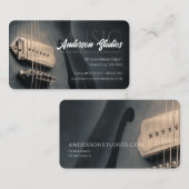 ギタスタイリッシューミュージックスタジオナッシュビルミュージシャン 名刺 (正面/裏面)