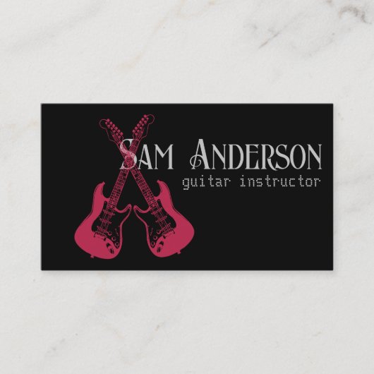 ギタスタイリッシュー通話カード コーリングカード (正面)