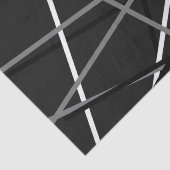 ギタストライプのーグレイ白黒 薄葉紙 (詳細)