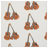 ギタスペインのーアコースティックベースとウクレレ ファブリック (見本)