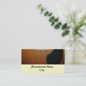 ギタズセンセーショナル音楽 名刺 (スタンド正面)