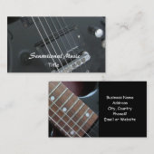 ギタズセンセーショナル音楽 名刺 (正面/裏面)