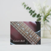 ギタズロック – エレキギター ポストカード (スタンド正面)