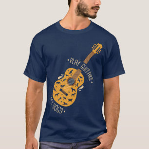 ギタッ遊トPet Dogs I Dog and Music Lovers I Gui Tシャツ