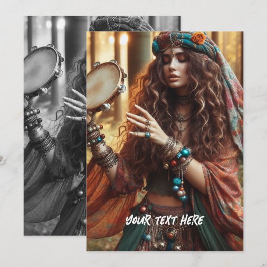 ギタナ 招待状 (正面/裏面)