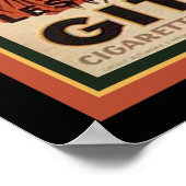 ギタネス1931アールデコたばこ広告 ポスター (角)