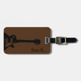 ギタパーソナライズされたーをテーマにした音楽ラゲージタグ ラゲッジタグ