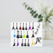 ギタパーソナライズされたープリント ポストカード (スタンド正面)