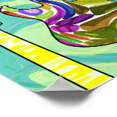 ギタポップ・アートのー ポスター (角)