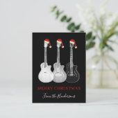 ギタメリーークリスマスブラック&ホワイト シーズンポストカード (スタンド正面)