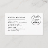 ギタモダンー先生カスタムロゴ 名刺 (裏面)