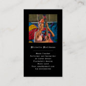 ギタモダンー先生ミュージシャンカスタム写真 名刺 (裏面)