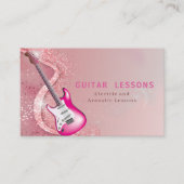 ギタモダンー先生電気・音響レッスン 名刺 (正面)