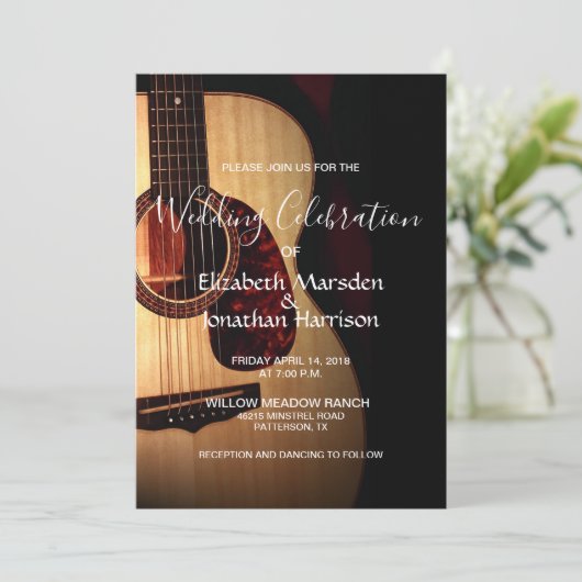 ギタモダン素朴ーミュージカルミュージシャン結婚ズ 招待状 (スタンド正面)