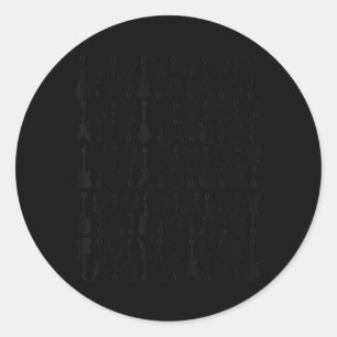 ギタラギギターデザインfor Guitar Player ラウンドシール