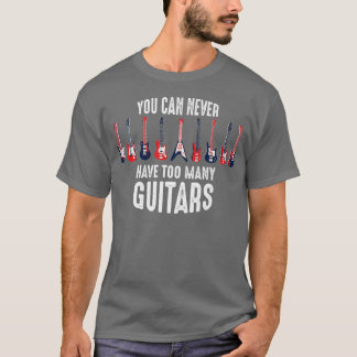 ギタリおもしろいストのシャツは絶対に多すぎない Tシャツ