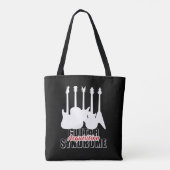 ギタリおもしろいストGASミュージシャンギター音楽ロッカー トートバッグ (裏面)