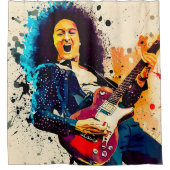 ギタリクールスト シャワーカーテン (正面)