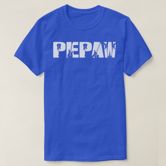 ギタリストおもしろいピポー音楽ギター愛好家D Tシャツ (デザイン正面)