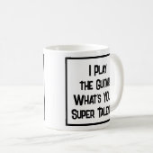 ギタリストすごいの才能。ギタープレーヤー コーヒーマグカップ (正面右)