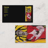 ギタリストとして恐れる 名刺 (正面/裏面)